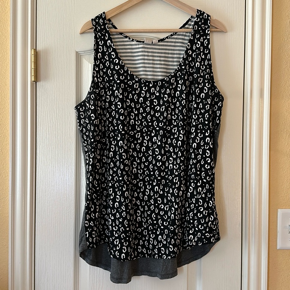 Mixed media Anthropologie Tank